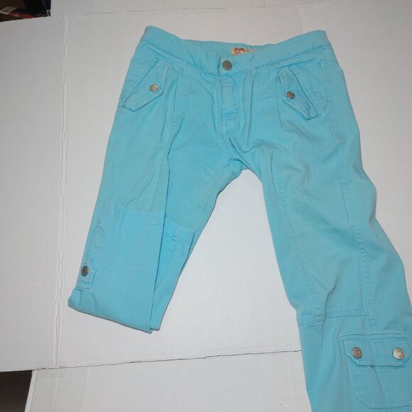JOY Jeans Vintage Teal Cargo Pants - Picture 4 of 5